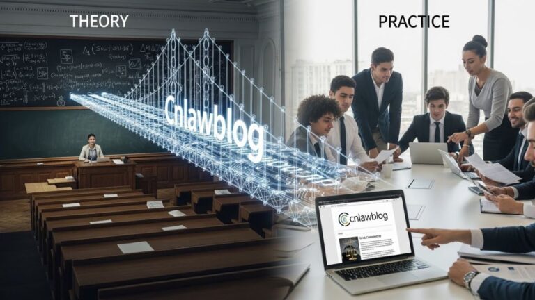 Cnlawblog impact on legal education: Bridging theory and practice