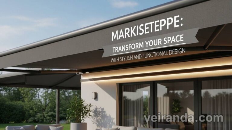 Markiseteppe: Transform Your Space with Stylish and Functional Design